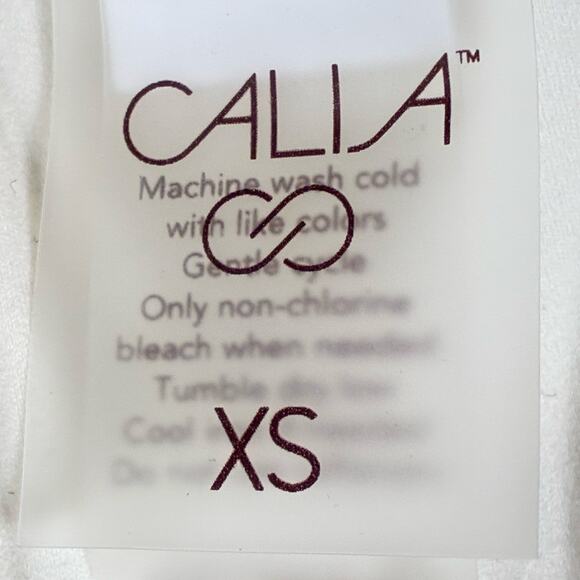 Calia Inspire Scoop Neck Tank Top Cream Brown Black Womens Size XS - Picture 9 of 9